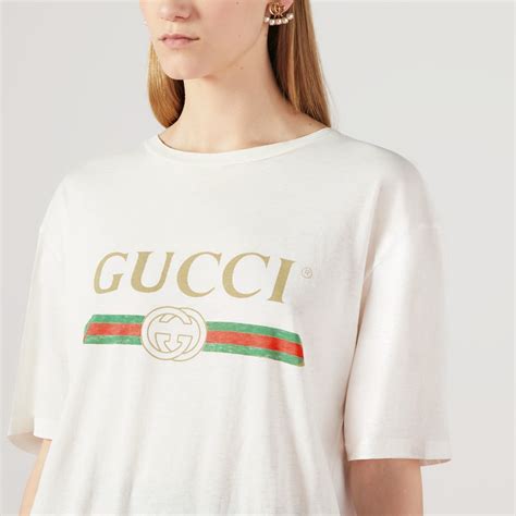 gucci women shirt plain|gucci t shirt logo print.